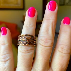 Premier Designs antiqued copper ring